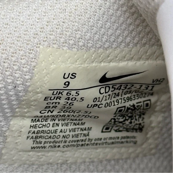 Nike Air Max Excee Shoes Women’s 9 White Glacier Blue Sneaker Active Gym Walking - Picture 7 of 8